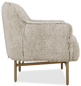 Milo Lounge Chair - Beige by Hooker Furniture - View 3