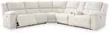 Ashley Linen Keensburg 61807S2 3 - Piece Power Reclining Sectional - Velvet - 61807S2 - Home Elegance USA - 1