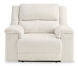 Ashley Linen Keensburg Wide Seat Power Recliner - Velvet | Home Elegance USA