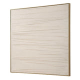 Walking The Line Minimalist Canvas Art - Gray by Uttermost - View 4