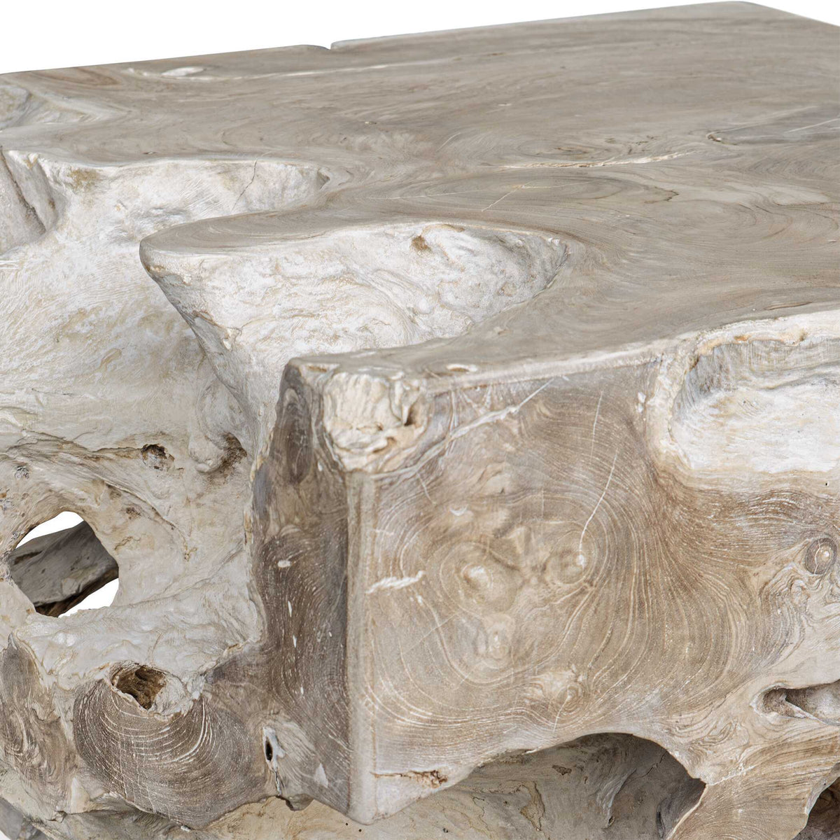 Deguara Indoor-Outdoor Coffee Table Woodtone - Light Brown by Uttermost - View 6