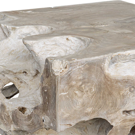 Deguara Indoor-Outdoor Coffee Table Woodtone - Light Brown by Uttermost - View 6