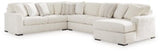 Ashley Ivory Chessington 61904S4 4 - Piece Sectional with Chaise | Home Elegance USA