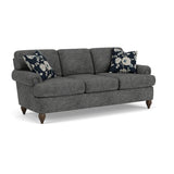 Moxy Fabric Sofa, T-Shaped Seat Cushion, Rolled Arms | Flexsteel