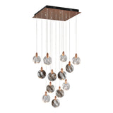 Lustre Square Chandelier // Bronze  | Finesse