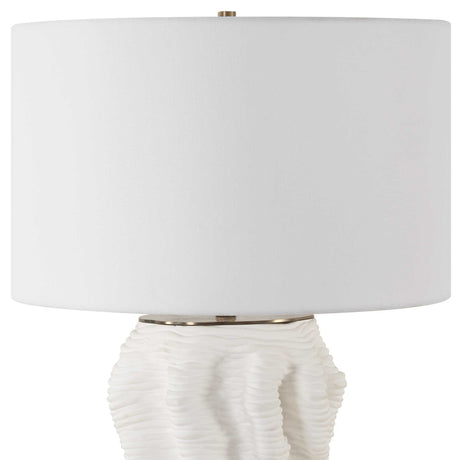 Stratified White Table Lamp by Uttermost - View 5