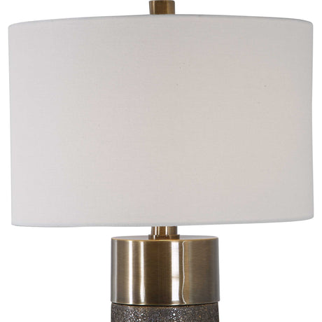 Brannock Table Lamp - Bronze / White by Uttermost - View 5