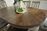 Plymouth Round Pedestal Dining Table - Gray | Flexsteel