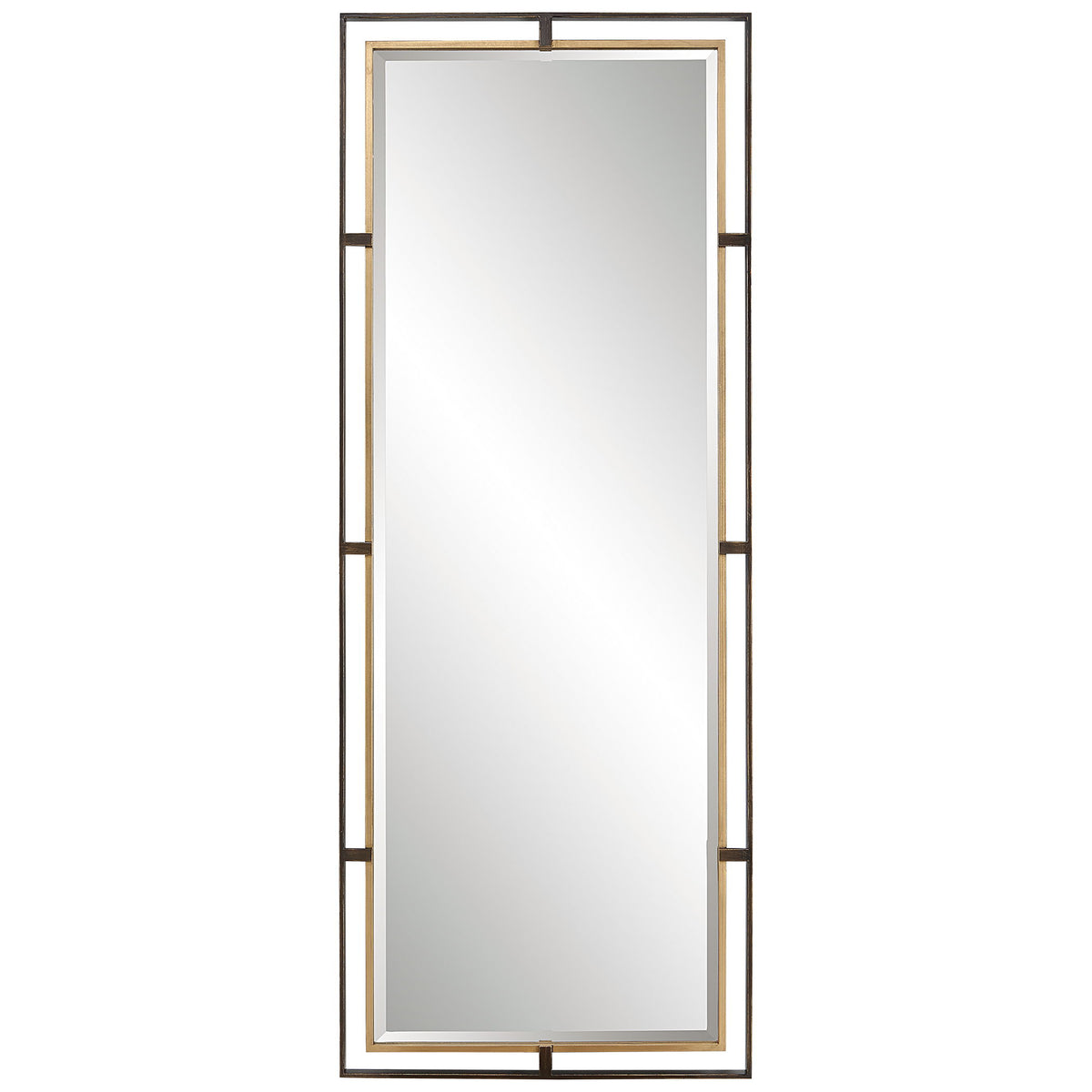 Carrizo Tall Mirror Bronze & Gold - Bronze / Gold by Uttermost - View 1