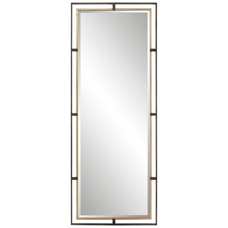 Carrizo Tall Mirror Bronze & Gold - Bronze / Gold by Uttermost - View 1