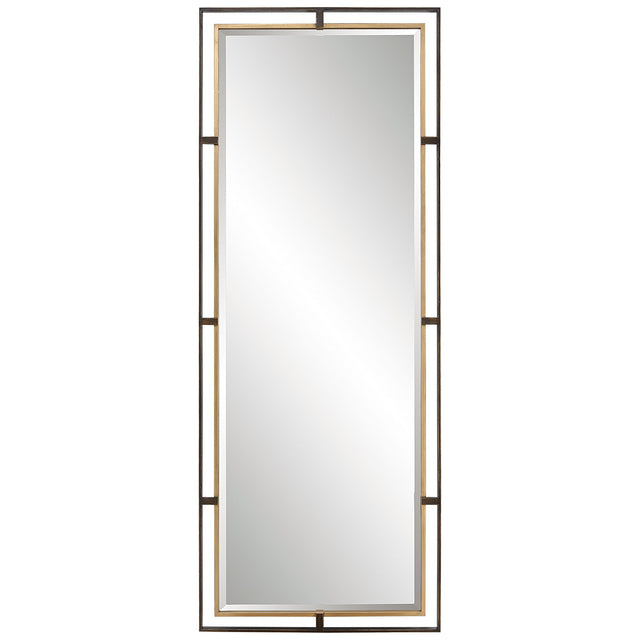 Carrizo Tall Mirror Bronze & Gold - Bronze / Gold by Uttermost - View 1