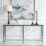 Washington Console Table - Dark Gray / White by Uttermost - View 4