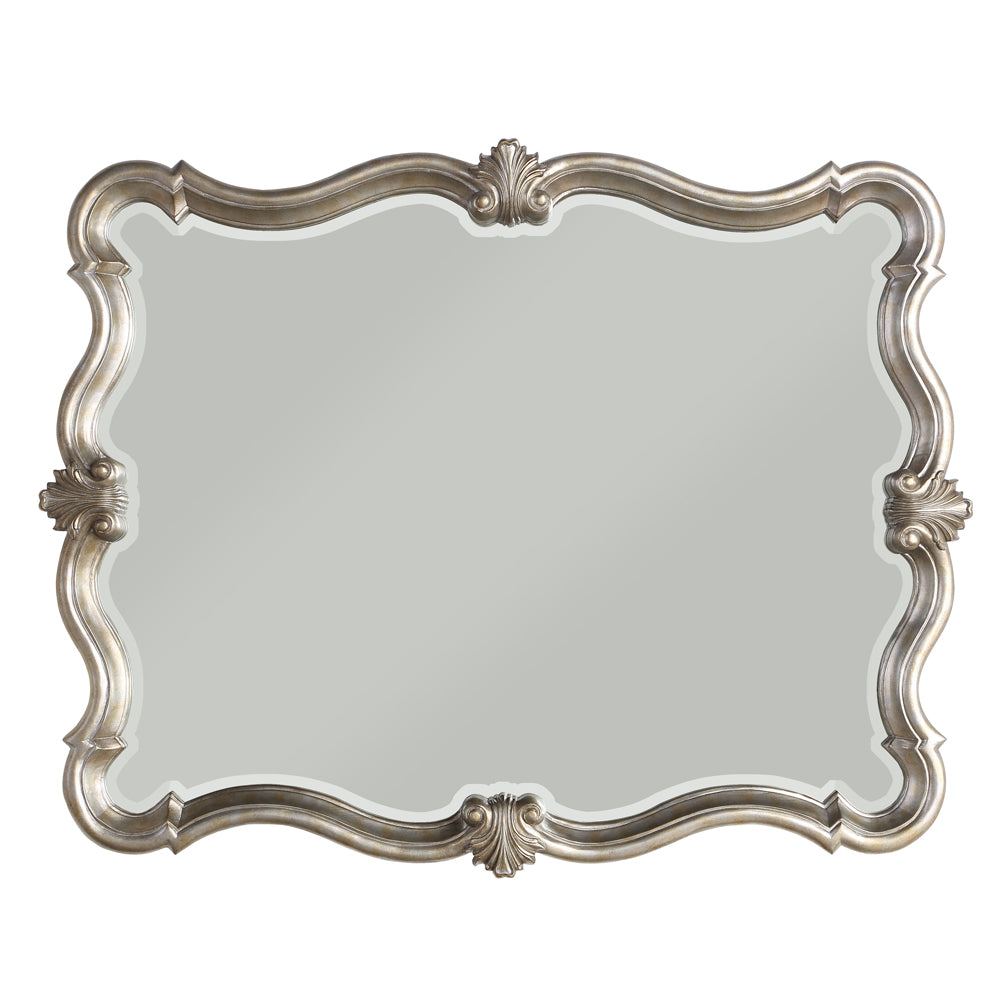 Acme - Esteban Mirror 62205 Antique Champagne Finish