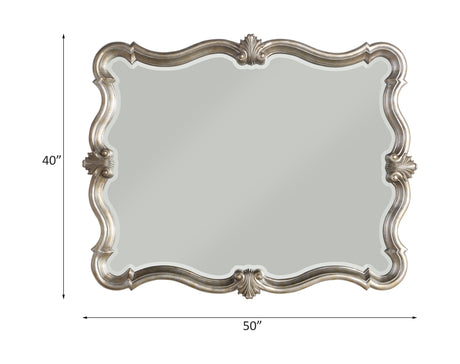 Acme - Esteban Mirror 62205 Antique Champagne Finish