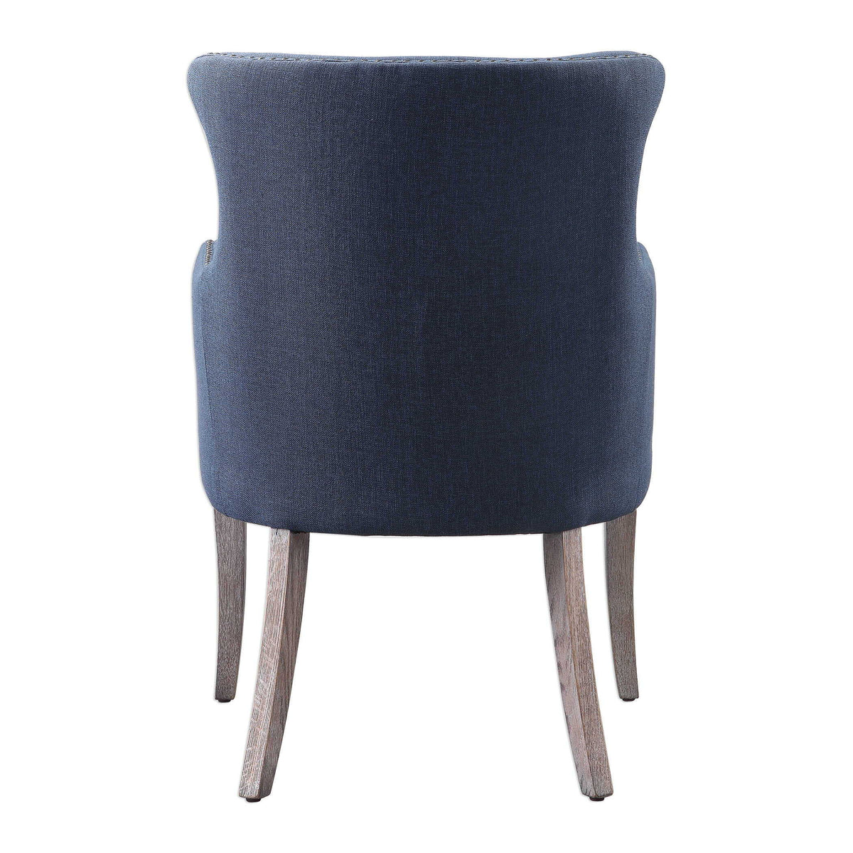 Yareena Wing Chair - Blue by Uttermost - View 5