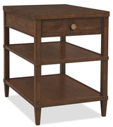 Cashiers End Table Chestnut - Dark Brown by Hooker Furniture - View 1
