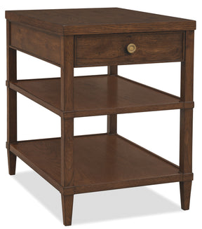 Cashiers End Table Chestnut - Dark Brown by Hooker Furniture - View 1