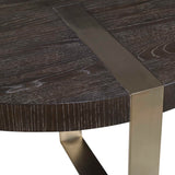 Converge Round Coffee Table - Black / Silver by Uttermost - View 4
