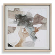 Cohesion Framed Abstract Print Black / Blue / Gray / Orange - Light Brown / Blue by Uttermost - View 1