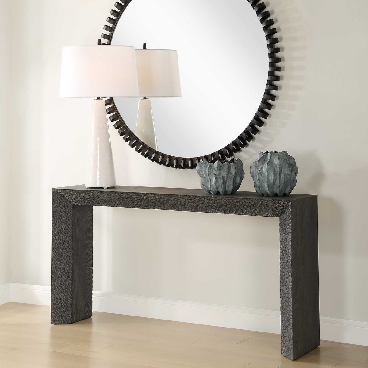 Thoreau Ebony Console Table - Black by Uttermost - View 3