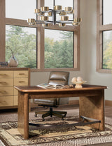 Melange Zurich Accent Drawer Chest by Hooker Furniture in Walnut & Leather