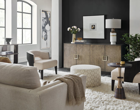 Melange Asher Four Door Entertainment Credenza - 75 Inch TV Console | Hooker