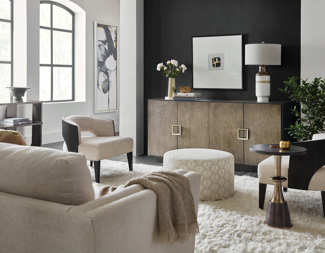 Melange Asher Four Door Entertainment Credenza - 75 Inch TV Console | Hooker