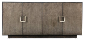 Melange Asher Four Door Entertainment Credenza - 75 Inch TV Console | Hooker