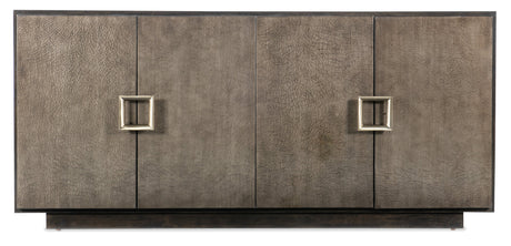 Melange Asher Four Door Entertainment Credenza - 75 Inch TV Console | Hooker