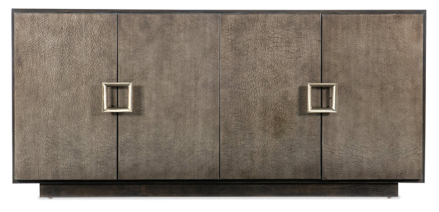 Melange Asher Four Door Entertainment Credenza - 75 Inch TV Console | Hooker