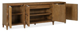 Melange Nikos Credenza by Hooker Furniture in Oak Veneers & Bronze Bar Hardware