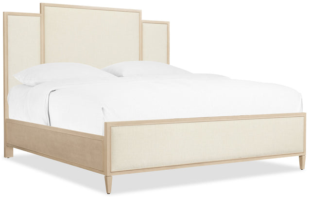 Melange Be My Guest California King Panel Bed - Beige | Hooker Furniture
