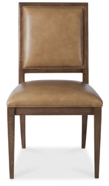 Archives Leather Side Chair - Light Brown by Hooker Furniture - View 5