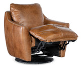 Beau Swivel With Power Footrest - Light Brown by Hooker Furniture - View 5