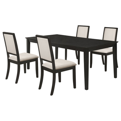 Daniela Black 5-piece Dining Set - sold by Home Elegance USA