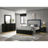 Sophia Black 4-piece Queen Bedroom Set