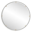 Grand Pendulum Round Mirror - Black by Uttermost - View 1