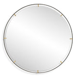 Grand Pendulum Round Mirror - Black by Uttermost - View 1