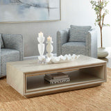Prism Light Oak Coffee Table - Gray by Uttermost - View 3