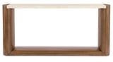 Eleana Marble Top Console Table Medium Wood / Beige - Dark Brown / Beige by Hooker Furniture - View 3