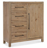 Vineyard Row Four-Drawer Door Chest - Light Brown by Hooker Furniture - View 1