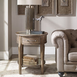 Raelynn Wood Lamp Table - Light Brown by Uttermost - View 2