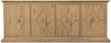 Driftwood Entertainment Credenza Buckboard - Light Brown by Hooker Furniture - View 3