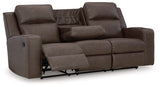 Granite Lavenhorne REC Sofa w/Drop Down Table | Ashley