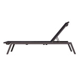 Bea Outdoor Pool Chaise - Black by Uttermost - View 7