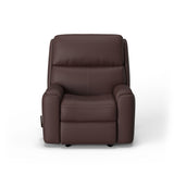 Rio Transitional Leather Power Rocking Recliner, Power Headrest | Flexsteel