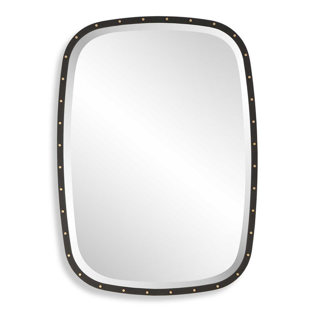 Benedo Industrial Mirror - Black by Uttermost - View 1