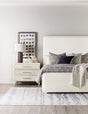 Serenity Ashore California King Upholstered Panel Bed - White | Hooker Furniture