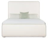 Serenity Ashore California King Upholstered Panel Bed - White | Hooker Furniture