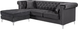 Damian - 2 Piece Reversible Sectional - 608Black - Sectional - Home Elegance USA - 6